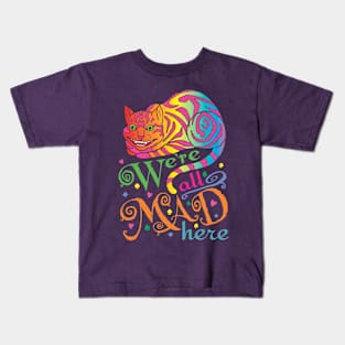 We're All Mad Here Cheshire Cat Kids T-Shirt